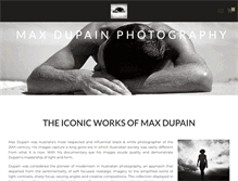Tablet Screenshot of maxdupain.com.au